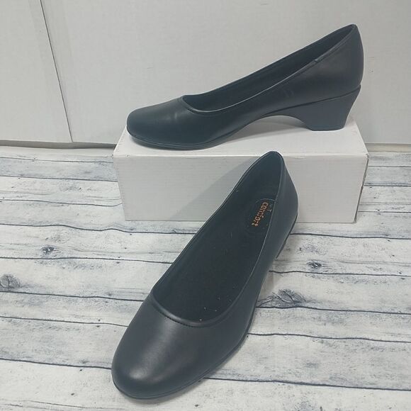Safe T Step Womens Black Slip Resistant Pumps Heels Size 10 Professional Work - Picture 1 of 9